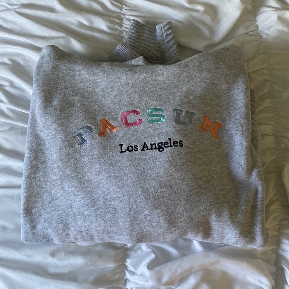 Light Grey Pacsun Hoodie Size L Super Soft!